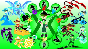 What If BoBoiBoy has the Omnitrix or Elementatrix from Ben 10 [Stick Nodes Animation]