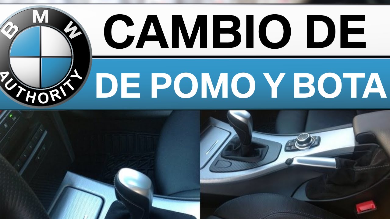 BMW - Como cambiar Pomo de Palanca y Bota de automática a standard 