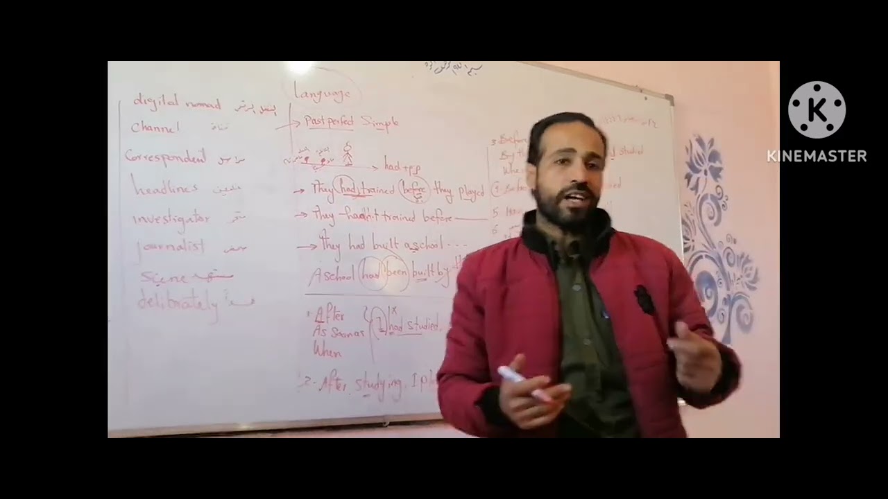 المفردات الهامة🌹الماضي التام البسيط 🌹الوحدة العاشرة🌹الثاني الثانوي 🌹