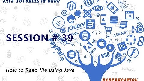 Java Tutorial For Beginners 39 - How to Read file using Java
