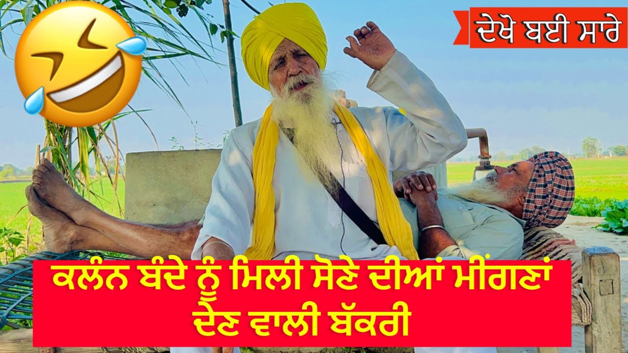 Funny/kahani/2025 ਕਲੰਨ ਬੰਦੇ ਨੂੰ ਮਿਲੀ ਸੋਣੇ ਦੀਆਂ ਮੀਂਗਣਾਂ ਦੇਣ ਵਾਲੀ ਬੱਕਰੀ