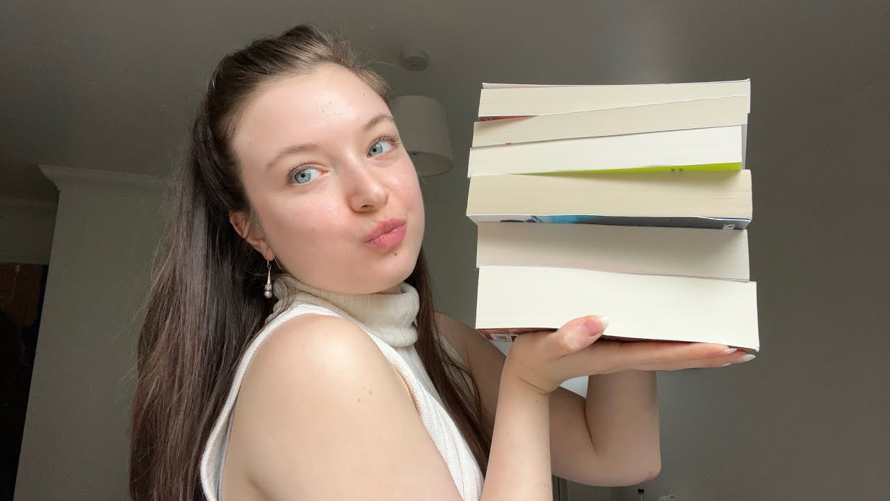 Asmr Book Stack ASMR Book Haul ππ₯° Whispering (10 books!) - YouTube