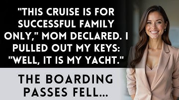 They Uninvited Me From The Family Cruise—So I Showed Them Who Owns The Yacht