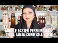 Middle eastern perfume haul  lattafa teriaq  lattafa ajwaa  emir cherry cola simsquad