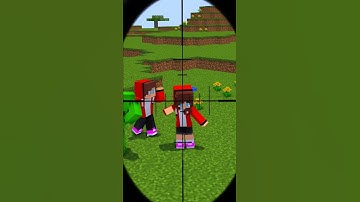 Dancing JJ Sister vs Assasain - MAIZEN Minecraft Animation #shorts
