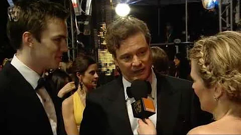 Colin Firth & Nicolas Hoult - BAFTA Film Awards in 2010 Red Carpet