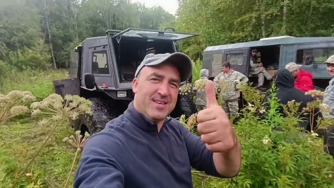 На вездеходах к реке Б.Кемчуг!!