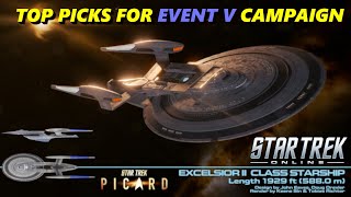 WHAT PREMIUM T6 STARSHIP TO GET FOR EVENT CAMPAIGN V - OUR TOP RECOMMENDATIONS - STAR TREK ONLINE