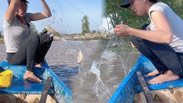 Thăm lưới ba màng cá mè dính thấy ham 