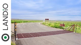 SOLD by LANDiO : 40 Acre Ranch with Road Frontage, Pond & Cabin in Wyoming : Land for Sale by Owner