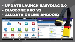 UPDATE LAUNCH EASYDIAG 3.0 | DIAGZONE PRO V2 | ALLDATA ONLINE ANDROID. screenshot 5