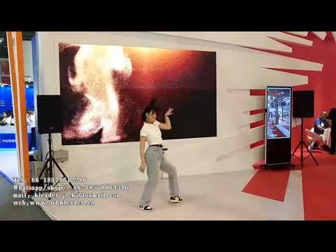 Kinect game - somatosensory  shadow art effects LED projection interactive game