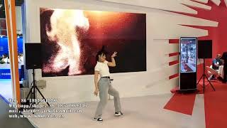 Kinect game - somatosensory  shadow art effects LED projection interactive game