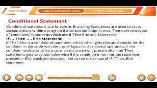 Ch 4 | Sophy Publication | Cybernetics Computer | Class 08 | More In Visual Basic | For children
