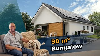 Bungalow Mit 90 M² Haustour Durch Ein Schlüsselfertiges Fertighaus Von Greenhomes Vivo 90
