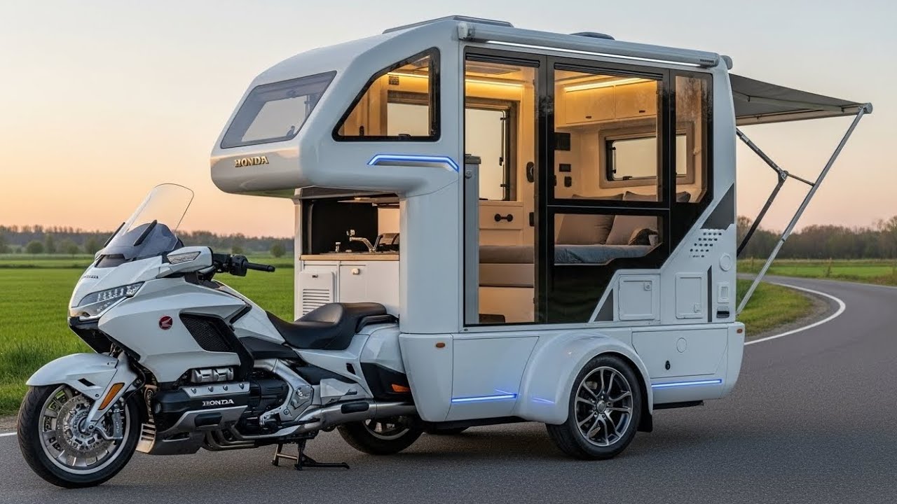 2026 Honda Gold Wing Electric Trike with Tiny Home Camper | The Ultimate Future Touring Review