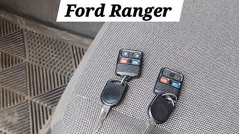 2001 Ford Ranger key fob programming!