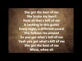 LUKE COMBS SHE GOT THE BEST OF ME LYRICS