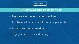CarDon Senior Resource Tips - Respite care CarDon Senior Resource Tips - Respite care