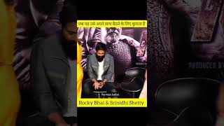 Yash With Srinidhi Shetty On Stage Kgf2