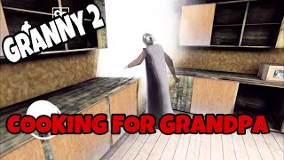 GRANNY CHAPTER 2 - GRANNY IS COOKING FOR GRANDPA | FULL GAMEPLAY IOS,ANDROID