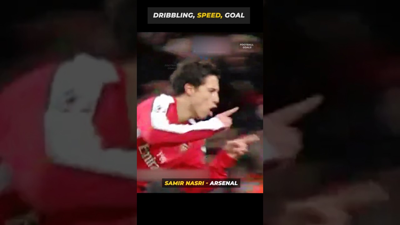 ⚽🔴Samir Nasri Scores a Stunning Goal for Arsenal in UCL 