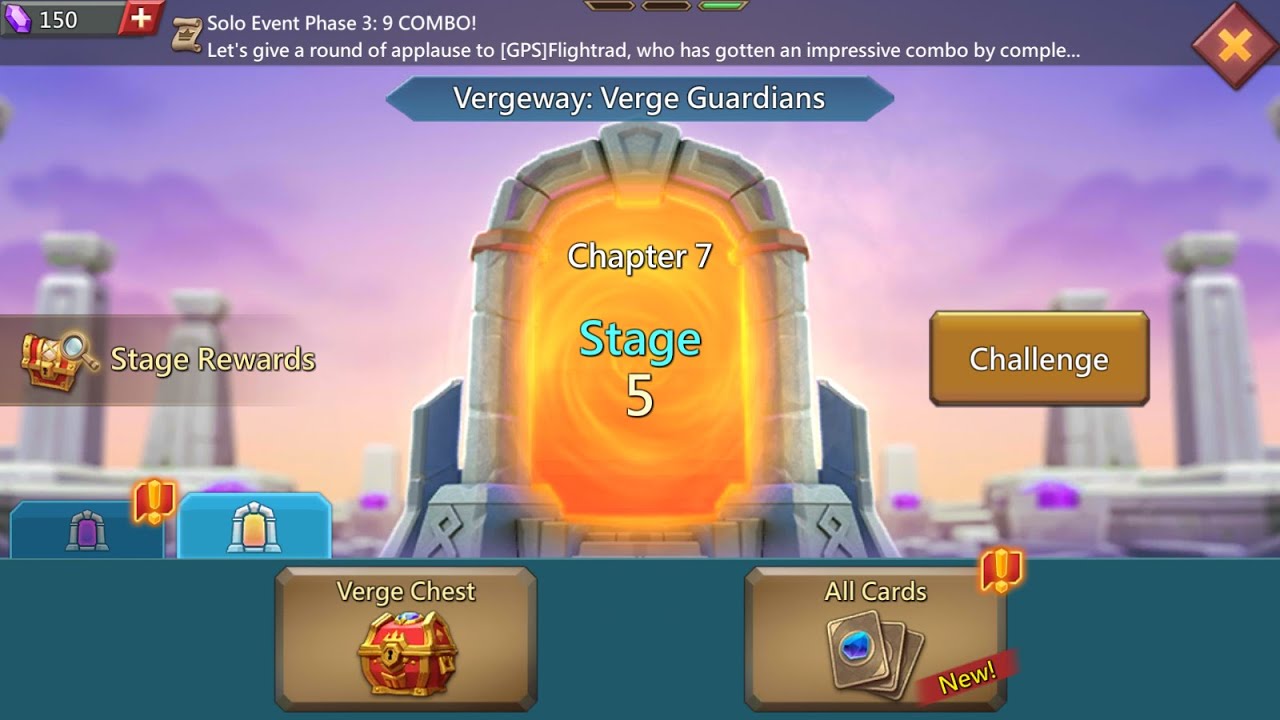 Lords Mobile Vergeway Chapter 7 stage 5