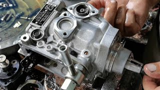 how to work 6 cylinder fuel pump Toyota 1hz fuel pump repair (Toyota 1hz pump)