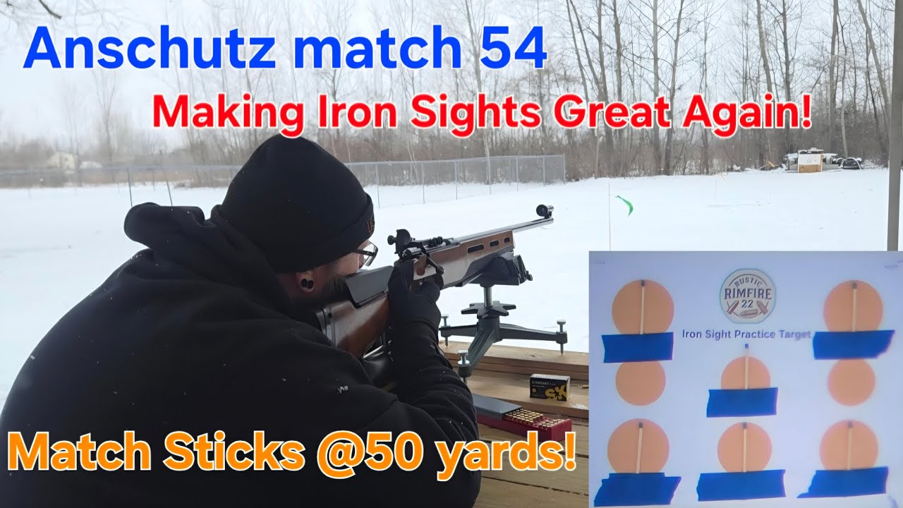Anschutz match 54 1407! Sk standard plus! At 50yds shooting Match sticks? 🫣🤔