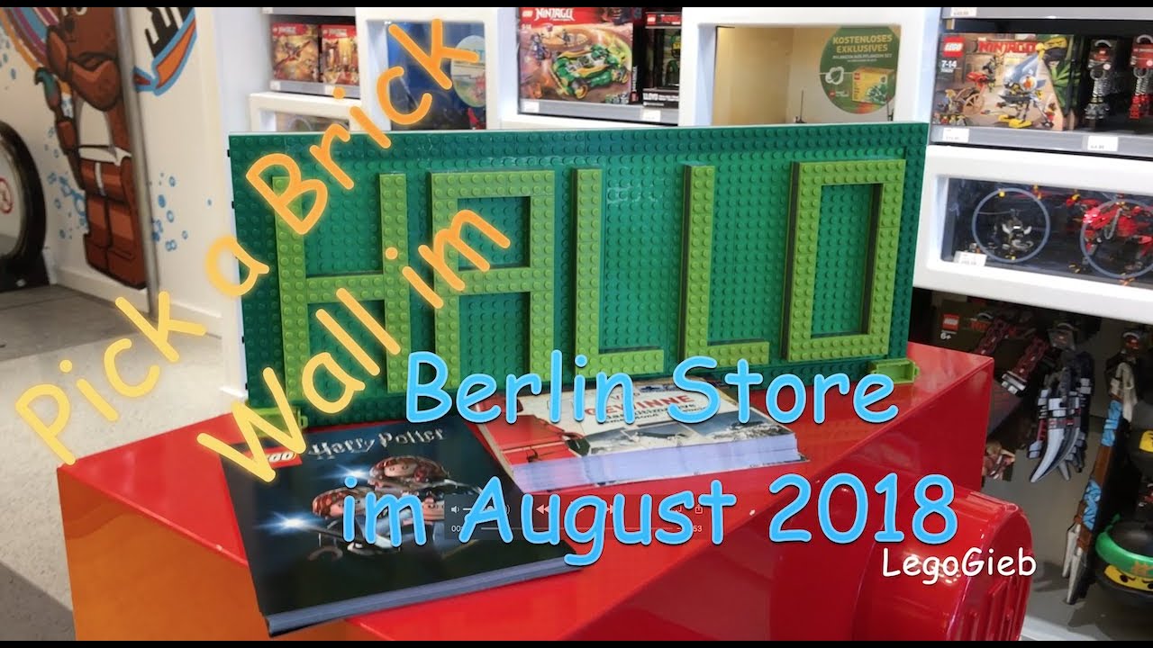 Pick a Brick Wand in Berlin 3 im August 2018
