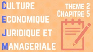 CEJM - Th2 Chap5 : L'environnement global de l'entreprise