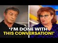 Sylvester Stallone Storms Off The View After Argument With Joy Behar #sylvesterstallone #joybehar