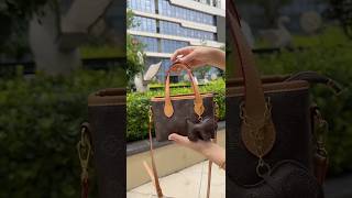 Torba z monogramem | Pojemna torebka na ramię do codziennych stylizacji #shortsfeed