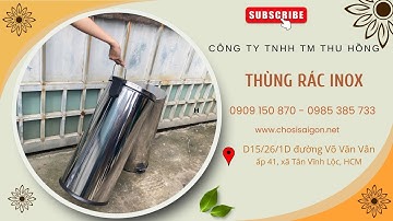Mua sỉ, lẻ thùng rác inox 30L uy tín, giá tốt