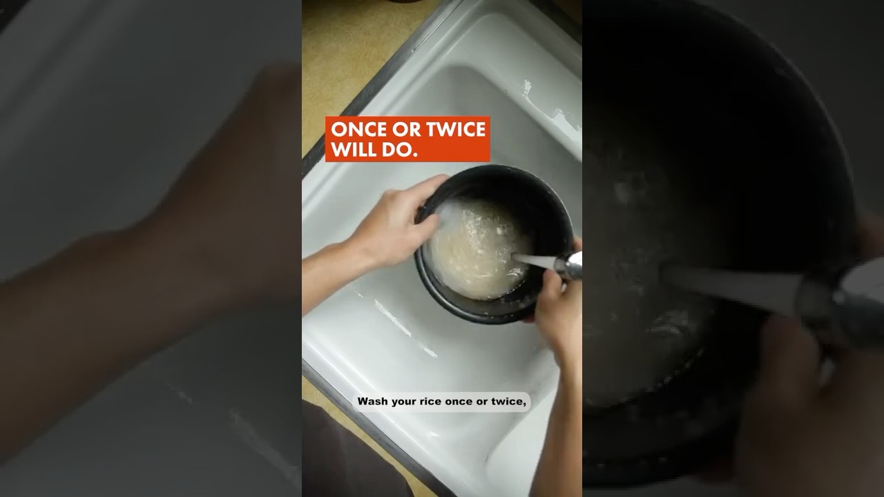 The rice washing paradox