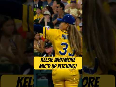 Kelsie Whitmore: FIRST WOMAN TO PITCH A FULL INNING IN BANANA BALL! 🚨 #womeninsports #baseball #mlb