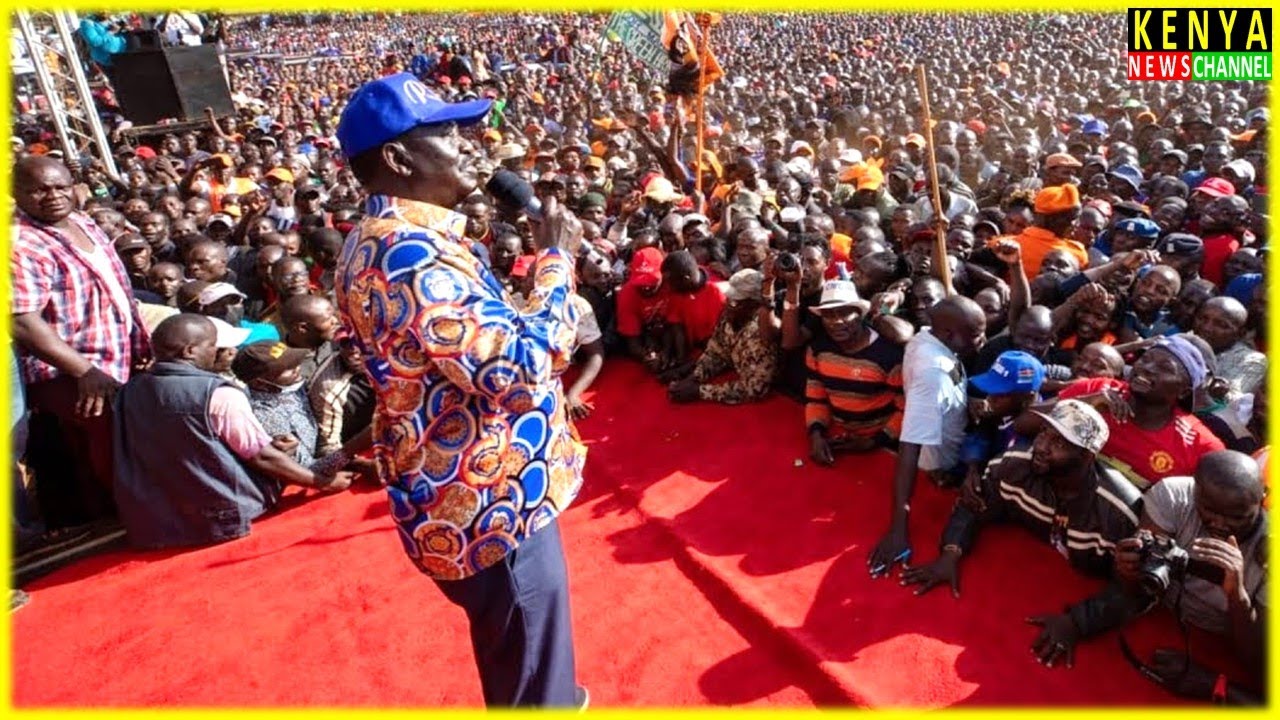 Azimio Rally's LIVE - RAILA BIG ANNOUNCEMENT AT RONGAI AZIMIO RALLY BEFORE MAANDAMANO ...