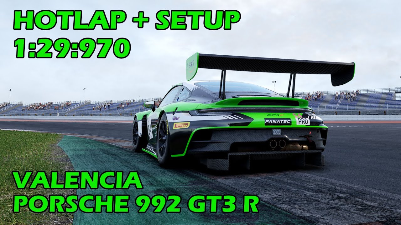 Porsche Gt R Hotlap Setup Valencia Assetto Corsa My Xxx Hot Girl