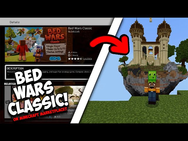 BedWars (MAP MINECRAFT BEDROCK) Minecraft Map