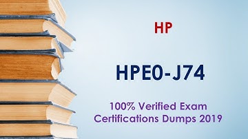 HPE0-J74 Mock Test - It