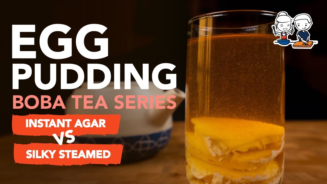 How to Make Egg Pudding 2 Ways Agar Powder vs Steaming Boba Tea