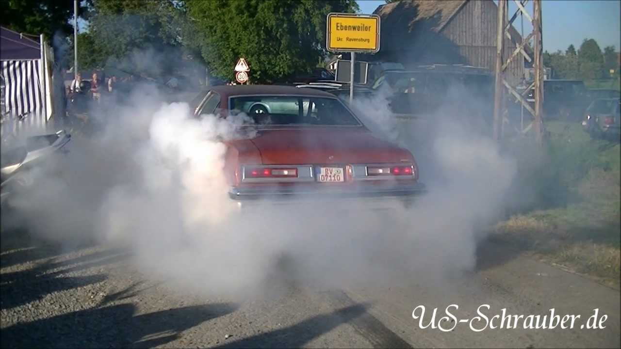 1976 Chevelle Malibu Burnout YouTube