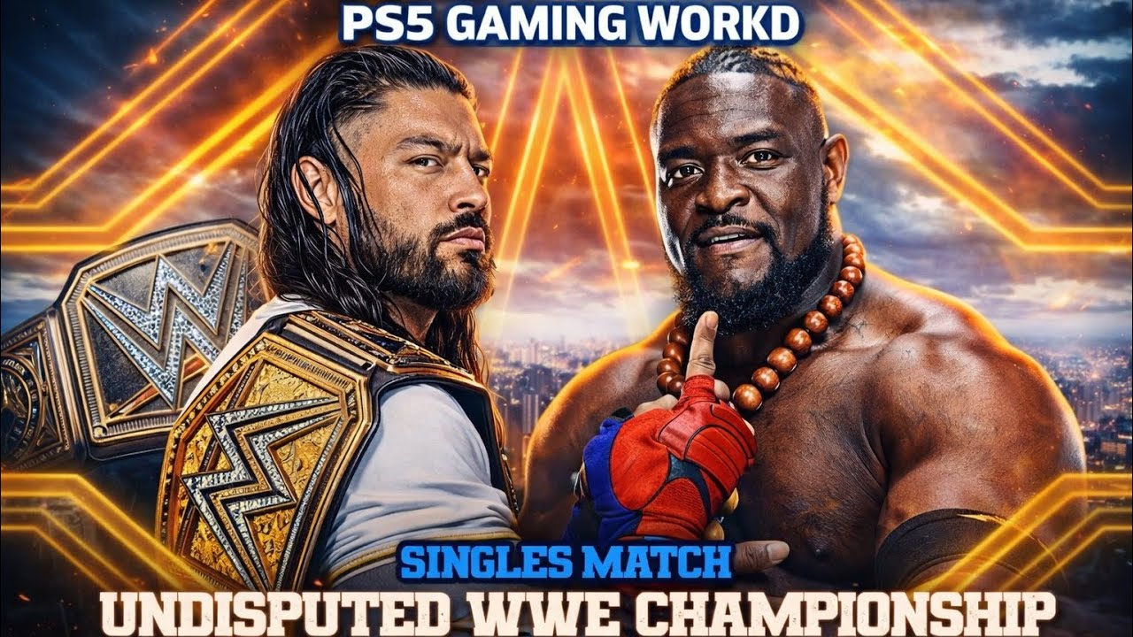 Roman Reigns vs Oba Femi💀 Brutal War at Elimination Chamber 2026 Full Match#wwe #viral #ps5gaming🔥☝️