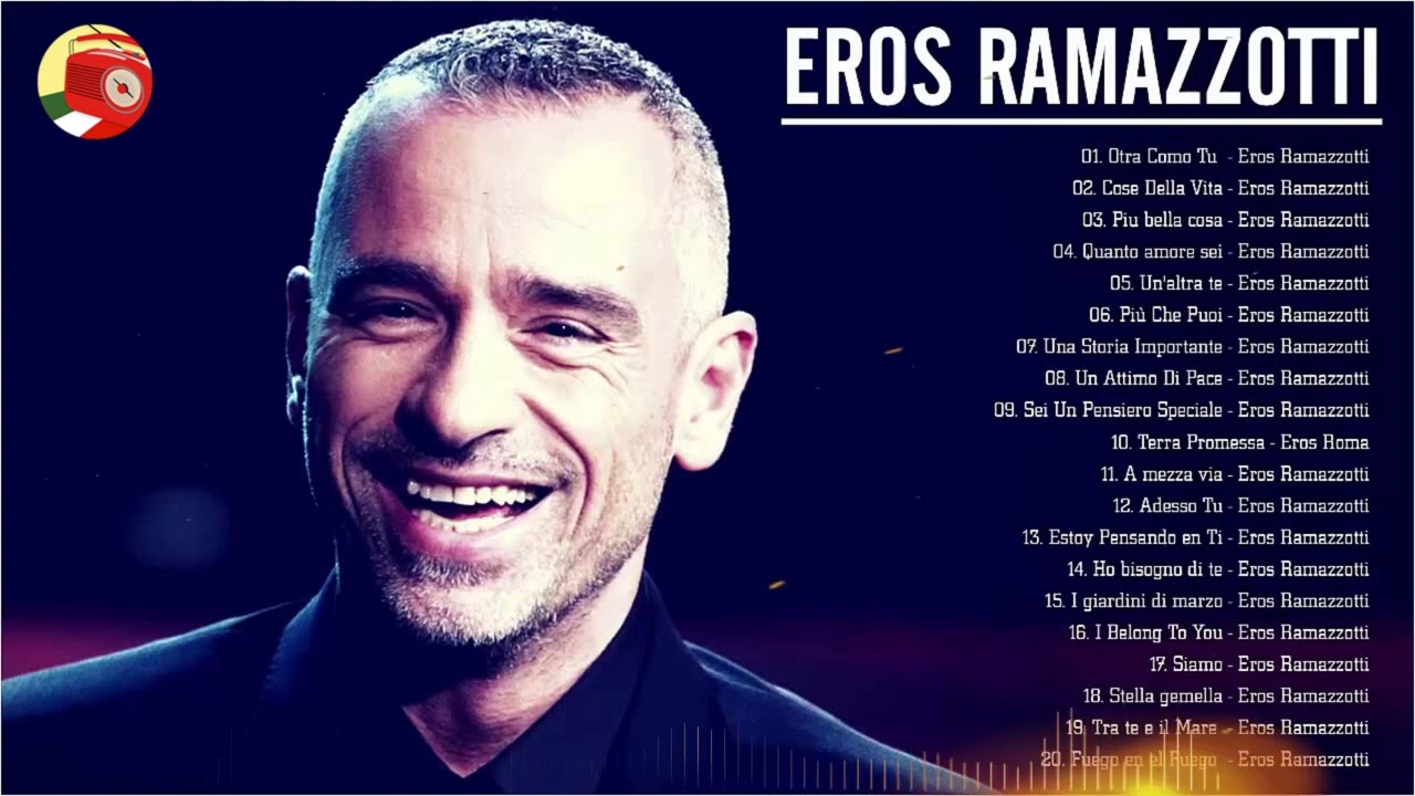 Eros Ramazzotti Sus Mejores Canciones - 20 Grandes Exitos Eros Ramazzotti