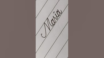 how to write | Maria | cursive handwriting | #shorts #shortvideo #handwriting #writing