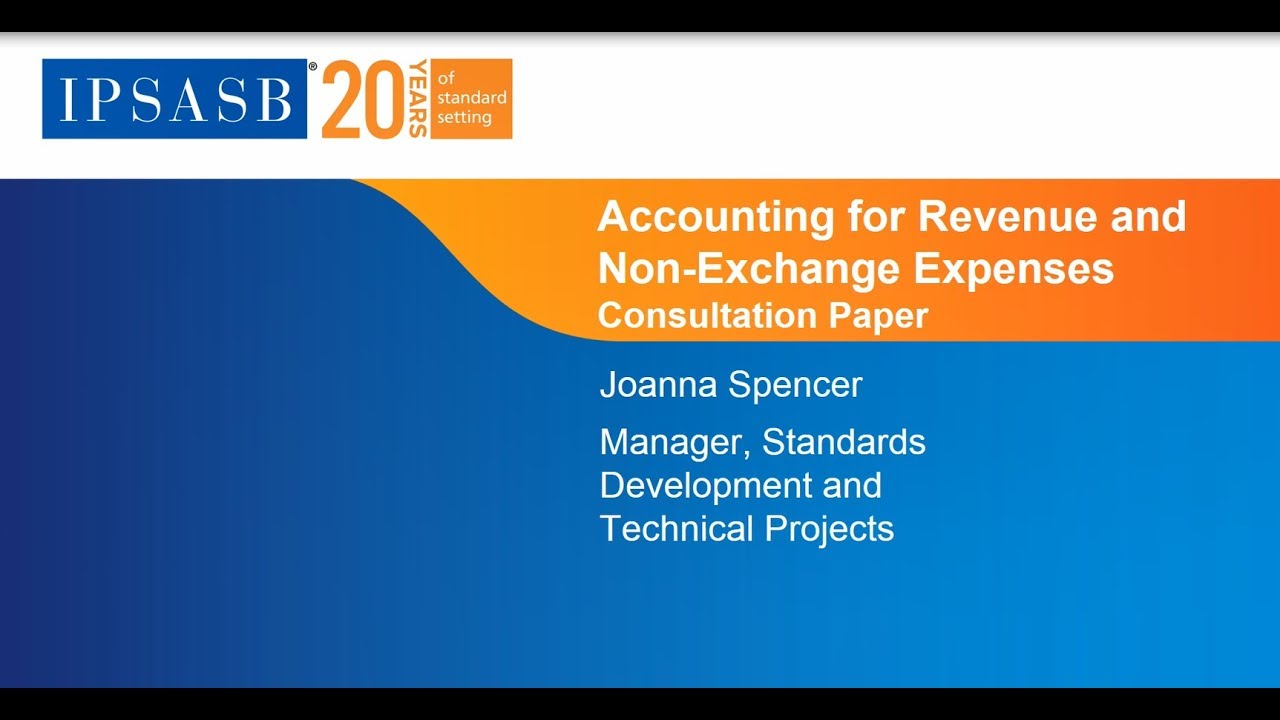 ipsasb-accounting-for-revenue-and-non-exchange-expenses-webinar-youtube