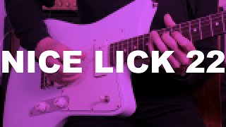 Nice Lick 22: sweet Dorian sounds with a simple triad trick