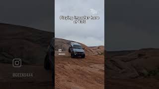 Bobbed excursion doing its thing here in Moab #fordexcursion #doesntsuck