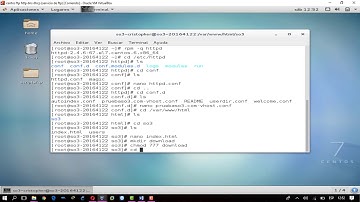 instalacion y configuracion de servidor web en centos 7