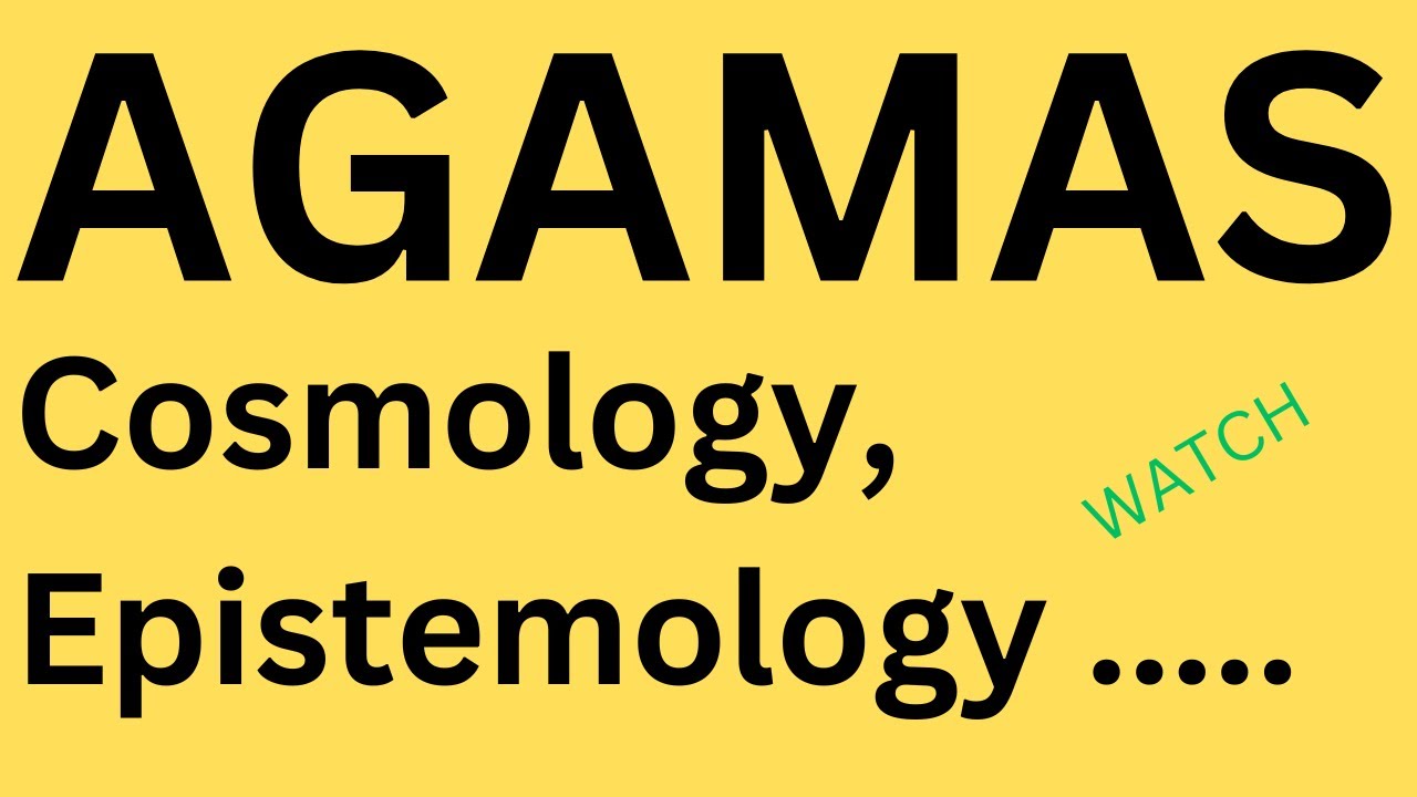 Agamas Ancient Texts of Hinduism Cosmology, Epistemology, Philosophical ...